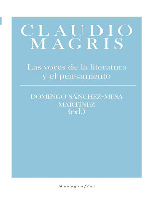cover image of Claudio Magris